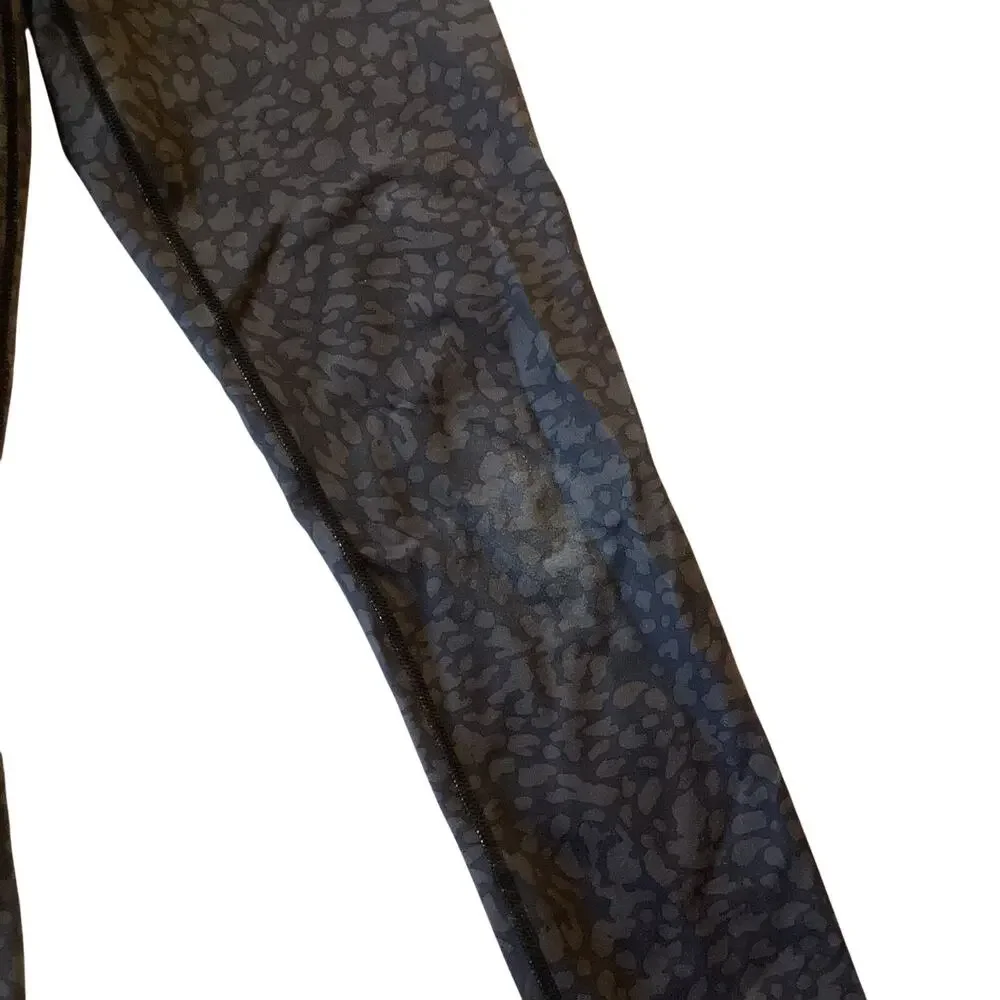 High-Waisted Leopard-Print Ankle Leggings